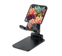FZQVSLCM Flowers as Background Cell Phone Stand for Desk Angle Height Adjustable Cell Phone Holder Folding Desktop Phone Stand Portable Cellphone Cradle Desktop Dock Compatible with All Phones