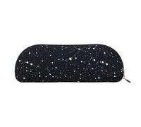 FZQVSLCM Pencil Case Leather Pen Bags Travel Makeup Bag Constellations and stars pattern Toiletry Bag Portable Cosmetic Bags Coin Purse, Gold, One size