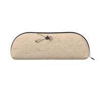 FZQVSLCM Pencil Case Leather Pen Bags Travel Makeup Bag Old fashioned mail Toiletry Bag Portable Cosmetic Bags Coin Purse, Silver, One size