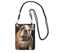 FZQVSLCM Small Crossbody Bags for Women Cell Phone Purse Waterproof Phone Bag English-Bulldog Wallet Purses Fanny Pack