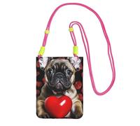 FZQVSLCM Small Crossbody Bags for Women Cell Phone Purse Waterproof Phone Bag French Bulldog Holding Wallet Purses Fanny Pack