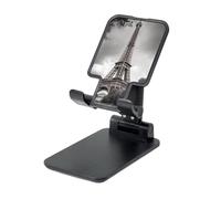 FZQVSLCM Tower Paris Cell Phone Stand for Desk Angle Height Adjustable Cell Phone Holder Folding Desktop Phone Stand Portable Cellphone Cradle Desktop Dock Compatible with All Phones