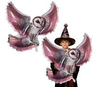 FZR Legend 2Pcs Magical Wizard Owl Balloons Birthday Party Decorations, 40 inch Owls Balloons for Kids Halloween Party