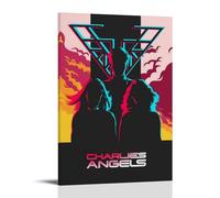FZSQQSZ Charlie's Angels Popular Movie Amazing TV Series Canvas Poster Wall Art Decorative Painting Bedroom Painting Posters 16x24inch(40x60cm) Frame-style