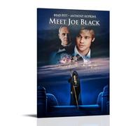 FZSQQSZ Meet Joe Black Popular Movie Amazing TV Series Canvas Poster Wall Art Decorative Painting Bedroom Painting Posters 20x30inch(50x75cm) Frame-style