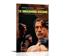 FZSQQSZ The Smashing Machine Popular Movie Amazing TV Series Canvas Poster Wall Art Decorative Painting Bedroom Painting Posters 24x36inch(60x90cm) Frame-style