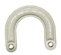 fztonk 1PC PU Curved Bag Handle with Comfortable Grip and Easy to Use for Daily Commute Shopping and Travel for Enthusiasts Purse Replacement Handle