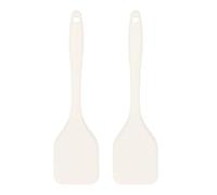 fztonk 2Pcs Functional Silicone Spatula Food Grade Silicone Turner Comfortable Grip Perfect for Everyday Cooking and Baking Home Cooking Tool