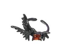 fztonk Alternative Styles Crow Rings Dark Romantics Jewelry Unisex Design Hypoallergenically Alloy for Him Sweet and Edgy Gothic Rings