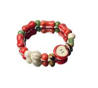 fztonk Ceramic Bead Artistic Rainbow Comfort Fit Fashion Statement Suitable for Various Event Stylish Ceramic Hand Chain