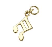 fztonk Practical Metal Music Note Keychain Bag Accessory Elegant Jewelry Gift Stylish Embellishment for Birthday Anniversary Musical Pendant for Bags