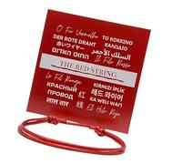 fztonk Practical Red Thread Adjustable Symbolic Jewelry for Positive Energy Luck Seekers
