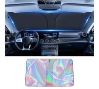 FZTZSQ Car Windscreen Sunshades for Audi Sq5 RS Q3 A4 B8 B6 A3 8P A4 B, Portable Foldable Anti-UV Sun Protection Heat Insulation Visor Car Accessories