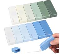 Fzyisw Correction Roller Set, 12 Pieces Colourful Correction Tape with Colour Gradient, Mini Correction Tape for Children, Students and Office Workers, Ideal for School Supplies and Office Work