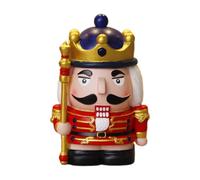 FZYLXYLXQDHJ Resin Nutcrackers Treasure Money Box Holiday Decoration, B | Resin Christmas Decoration with Twist for Financial Literacy in Kids and Children Saving Encouragement