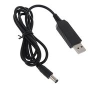 FZYLXYLXQDHJ USB 5v to 12v Step Up Power Regulator Line 2A Adapter Cable | 5V to 12V 5.5x2.1mm Male Connector USB Power Regulator Adapter Line Voltage Converter for Camera, Table Lamp,
