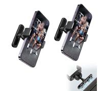Fzysjve Portable Gym Magnetic Phone Holder, 360 Adjustable Golf Magnetic Phone Mount, Heavy Duty Magnet Phone Stand, Hands Free Cell Phone Holder, Fitness Accessories Gadgets(2pcs)