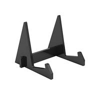 Fzzuzdlap Acrylic Display Stand Book Holder Textbook Stands Record Shelf Album Shelf for Displaying Photo Frame Brochure, Black