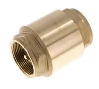 G 1-1/2'' Brass Check Valve For Vacuum -0.95..18 bar (-13.7..261 psi)
