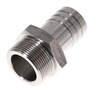 G 1 1/2'' Male x 38mm Stainless steel Hose barb 40 Bar
