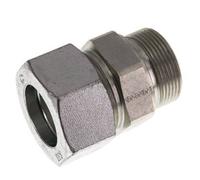 G 1 1/2'' Male x 38S Zinc plated Steel Straight Cutting Ring 315 Bar DIN 2353