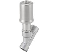 G 1 1/4 inch NC Pneumatic Angle Seat Valve Stainless Steel - 2060 - 377432