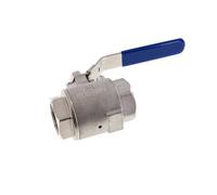 G 1-1/4 inch Vented Stainless Steel Ball Valve