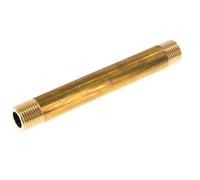G 1/2'' Brass Double Pipe Nipple 16 Bar DIN 2982 - 150mm
