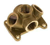 G 1/2'' Brass Wall Mounted 5-way Air Junction 16 Bar