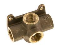 G 1/2'' Brass Wall Mounted 5-way Distributor 16 Bar