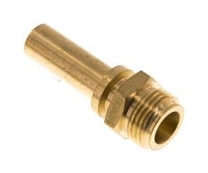 G 1/2'' Male x 13mm Brass Hose barb with Safety Collar DIN 2817
