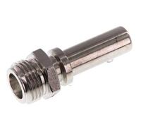 G 1/2'' Male x 13mm Stainless steel Hose barb with Safety Collar DIN 2817