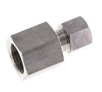 G 1/2'' x 10L Stainless steel Straight Compression Fitting 315 Bar DIN 2353