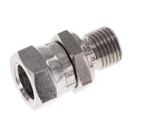 G 1/4'' F/M Stainless steel Reducing Adapter 350 Bar - Hydraulic
