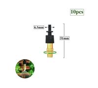 (G) 1/4 Inch Nozzle Dripper Watering Sprayer Misting Sprinkler With Hose Tee Barb thread Connector For Garden Atomizing System
