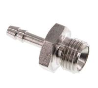 G 1/4'' Male x 4mm Stainless steel Hose barb 40 Bar