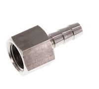G 1/4'' x 6mm Stainless steel Hose barb 40 Bar