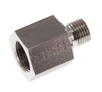 G 1/4'' x G 3/8'' M/F Stainless steel Reducing Adapter 630 Bar - Hydraulic