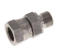 G 1/8'' F/M Stainless steel Reducing Adapter 400 Bar - Hydraulic