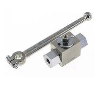 G 1/8 inch 2-Way Hydraulic Steel Ball Valve