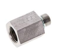 G 1/8'' x G 1/4'' M/F Stainless steel Reducing Adapter 630 Bar - Hydraulic