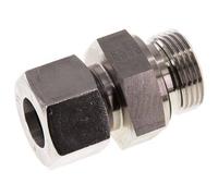 G 1'' Male x 20S Stainless steel Straight Cutting Ring with FKM Seal 400 Bar DIN 2353