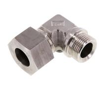 G 1'' Male x 25S Stainless steel 90 deg Elbow Fitting 400 Bar DIN 2353