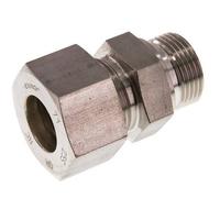 G 1'' Male x 25S Stainless steel Straight Compression Fitting 400 Bar DIN 2353