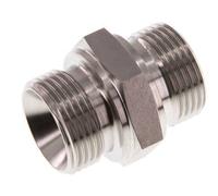 G 1'' Stainless steel Double Nipple 345 Bar - Hydraulic