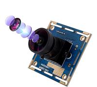 G 100fps Usb Camera Module 1080p Fisheye Webcam,2MP FHD CMOS OV2710 Web Cam Speed Embedded Webcamera,High 30fps 60fps 170 Degree Fisheye Camera Board Module Support IR CUT for Windows,Mac,Raspberry Pi