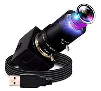 G 100fps Varifocal Camera 10X Optical Zoom Webcam,5-50mm Varifocus Web Camera,2MP Varifocal Webcam with CMOS OV2710,Focus Adjustable Usb Camera 1080@30fps Raspberry Pi Web Cam for Windows,Linux,Mac