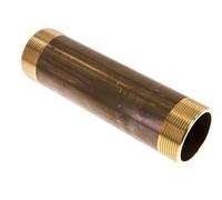 G 2'' Brass Double Pipe Nipple 16 Bar DIN 2982 - 200mm