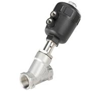G 2'' NO Pneumatic 2-Way Angle Seat Valve Stainless Steel - 2000 - 1603