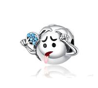 G 240 Charm Love for the Planet Warming, 925 Sterling Silver, Compatible with Pandora Bracelet